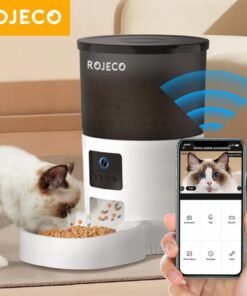 ROJECO Premium Smart Pet Feeder | HD Camera + App Control